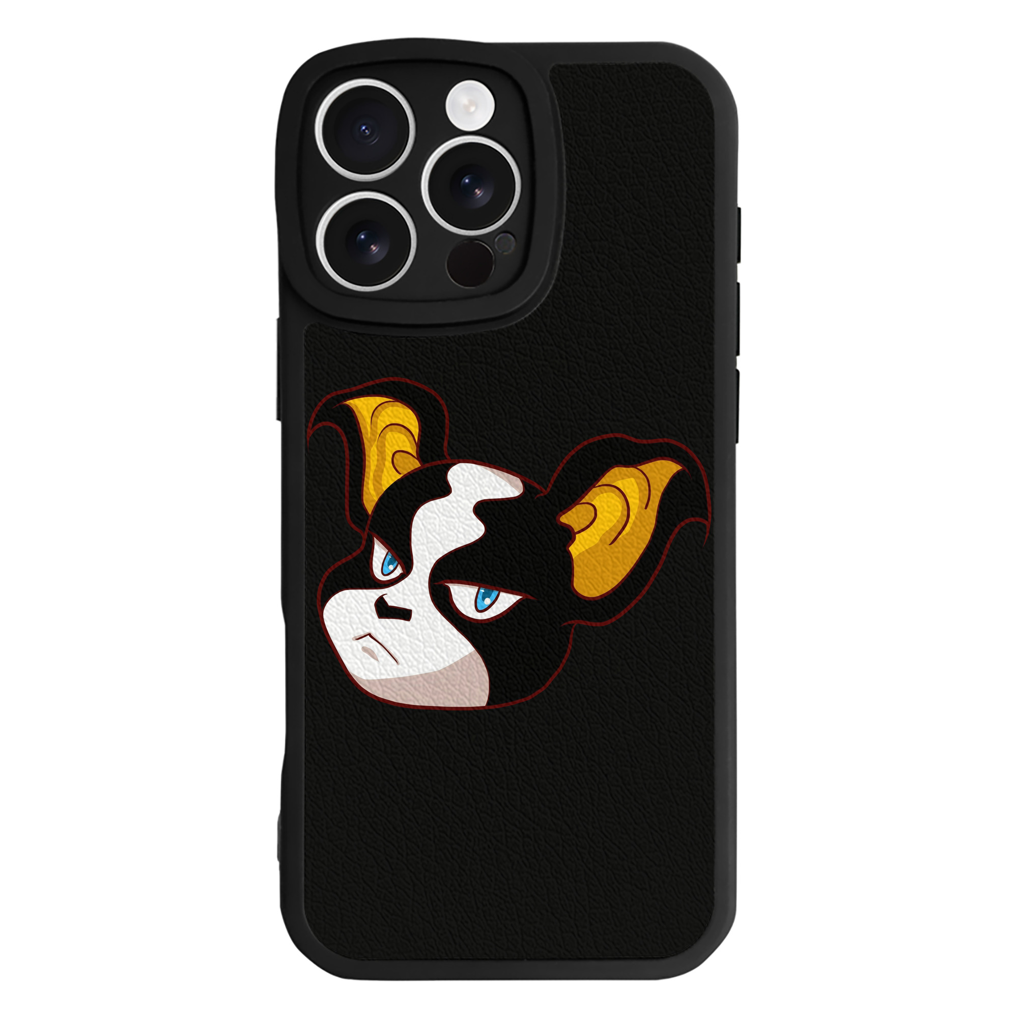 （画像用） ジョジョの奇妙な冒険 イギー JoJo's Bizarre Adventure Iggy 【iPhone 16シリーズ対応】シリコンスマホケース（レザー調） 材質：シリコン